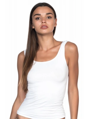 BEYAZ MI Emay 5002 Soft Kalın Askılı Uzun Atlet