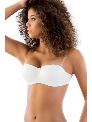 BEYAZ MI Emay 702 Şeffaf Askılı Push-Up Sütyen