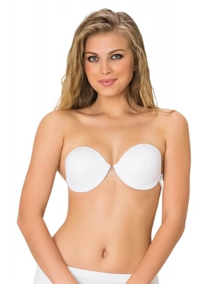 BEYAZ MI Emay 721 Şeffaf Askıllı Sütyen