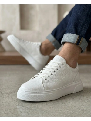 BLF-010 Erkek Sneaker Günlük Casual Spor Ayakkabı Beyaz