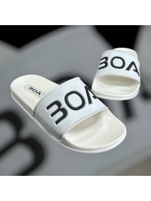 BOA Yazlık Yeni Sezon Beyaz Hafif Rahat Yazlık Terlik