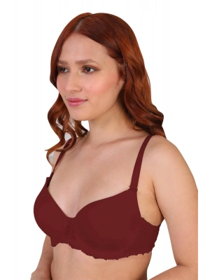 BORDO MI 189C Pedli Dantelli Balenli Sütyen