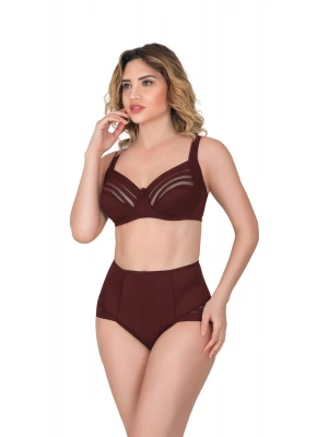 BORDO MI Emay 183 C Yan Destekli Toparlayıcı Balenli Sütyen