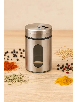 Cam Metal Kapaklı Tuzluk 100 ml