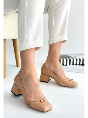 Cande Nude Cilt Kadın Topuklu Ayakkabı