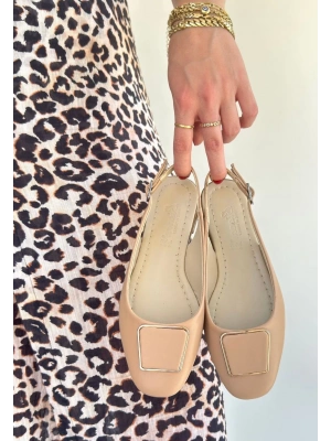 Canka Nude Cilt Babet Ayakkabı