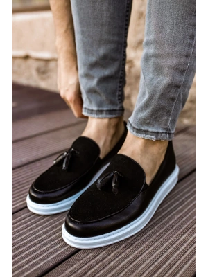 CH002 - CBT Loafer Pelle Erkek Ayakkabı SIYAH