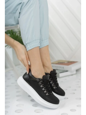 Ch021 Cbt Favo Kadın Ayakkabı Siyah Kadın Spor Ayakkabı