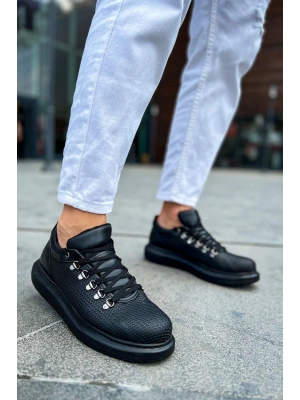 Ch021 Cst Favo Erkek Ayakkabı Siyah Erkek Günlük Ayakkabı