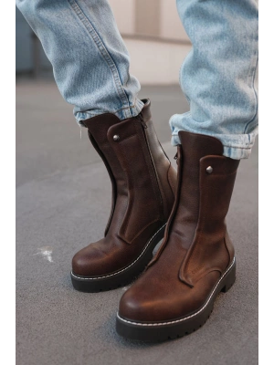 CH027 - CST Quebec Erkek Bot KAHVE