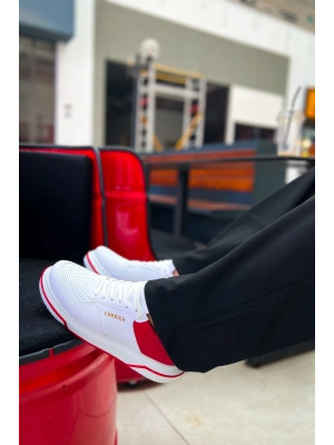 Ch075 Cbt Signature Erkek Ayakkabı Beyaz/kirmizi Erkek Spor Ayakkabı