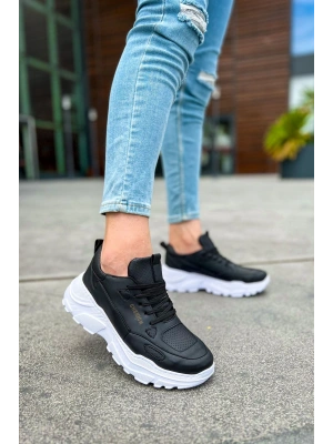 CH089 - CBT Low Top Lace Up Erkek Ayakkabı SIYAH