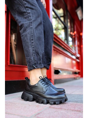 Ch093 Fst Castle Erkek Ayakkabı Siyah Erkek Günlük Ayakkabı