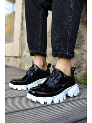 Ch093 Rbt Castle Erkek Ayakkabı Siyah Erkek Günlük Ayakkabı