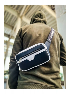 CH101 Poani Tablet Erkek Çanta SIYAH/BEYAZ