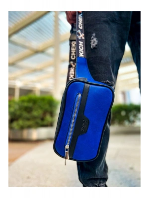 CH101 Poani Tablet Erkek Çanta SIYAH/MAVI