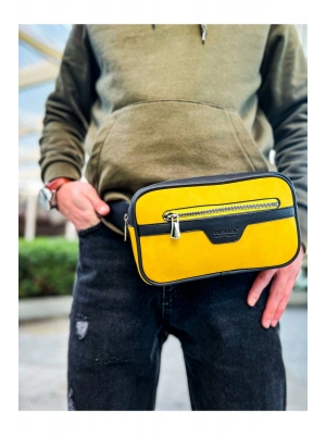 CH101 Poani Tablet Erkek Çanta SIYAH - SARI