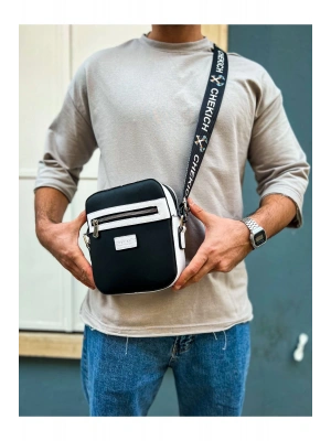 CH102 Stealht Kare Erkek Çanta SIYAH/BEYAZ