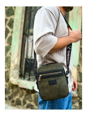 CH102 Stealht Kare Erkek Çanta SIYAH / HAKI