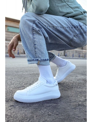 CH107 - CBT Felibord Erkek Ayakkabı BEYAZ / BEYAZ