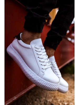 CH107 - CBT Felibord Erkek Ayakkabı BEYAZ / HAKI