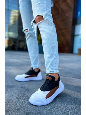 Ch115 Cbt Literide Erkek Ayakkabı Beyaz/taba/siyah Erkek Günlük Ayakkabı