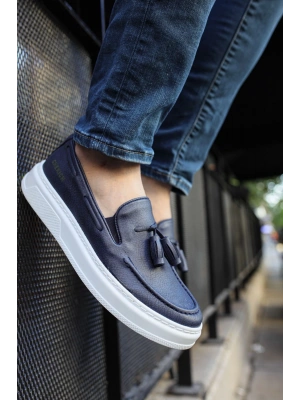 Ch127 Cbt Loafer-x Erkek Ayakkabı Lacivert Erkek Loafer Ayakkabı