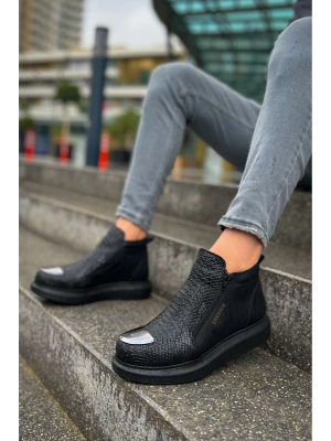 CH133 - TST Coccodrillo Erkek Bot SIYAH