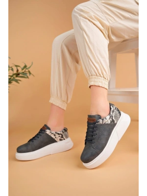 Ch145 Cbt Sauerbergg Kadın Ayakkabı Antrasit Kadın Spor Ayakkabı