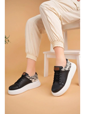 Ch145 Cbt Sauerbergg Kadın Ayakkabı Siyah Kadın Spor Ayakkabı