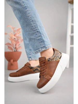 Ch145 Cbt Sauerbergg Kadın Ayakkabı Taba Kadın Spor Ayakkabı