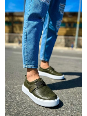 Ch147 Cbt Dobeny Erkek Ayakkabı Haki Erkek Günlük Ayakkabı