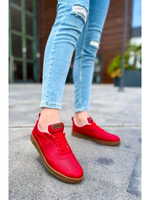 CH157 - CKT Retro Erkek Ayakkabı KIRMIZI