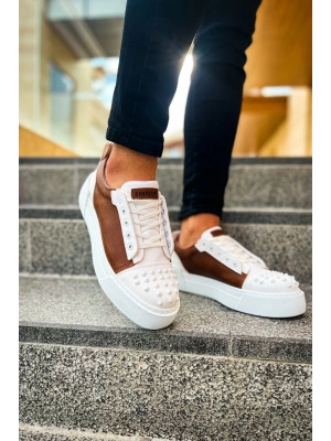 Ch169 Cbt Thorn Erkek Ayakkabı Beyaz/taba Erkek Günlük Ayakkabı