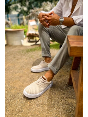 CH173 - KBT Velluto Erkek Ayakkabı BEYAZ