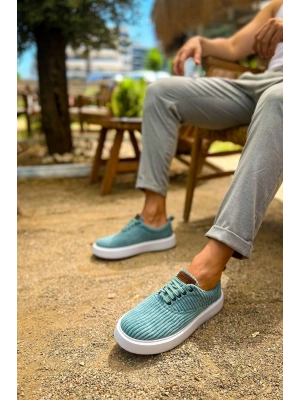 CH173 - KBT Velluto Erkek Ayakkabı SU YESILI