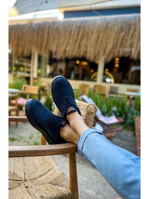 Ch173 Kst Velluto Erkek Ayakkabı Siyah Erkek Günlük Ayakkabı