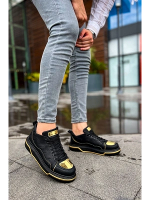 CH183 - CST Jet Setter Mirror  Erkek Ayakkabı SIYAH/ALTIN