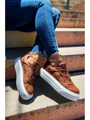 Ch187 Cbt Kadın Ayakkabı Taba Kadın Spor Ayakkabı