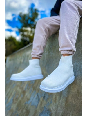 CH207 - TRT Maglieria-T Erkek Ayakkabı BEYAZ