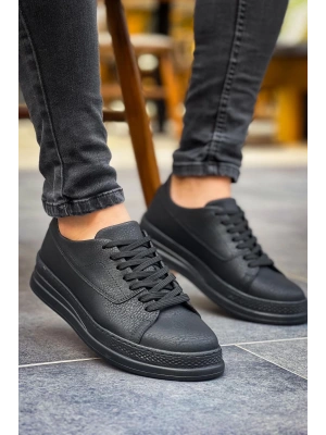 Ch2401 Cst Erkek Ayakkabı Siyah Erkek Sneaker Ayakkabı