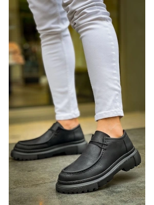 Ch2404 Cst Castle Erkek Ayakkabı Siyah Erkek Günlük Ayakkabı