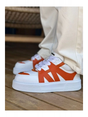 Ch2407 Cbt Star-x Erkek Beyaz/turuncu Erkek Spor Ayakkabı