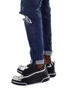 Ch241 Cst Signature Line Up Erkek Ayakkabı Siyah/gumus Erkek Günlük Ayakkabı