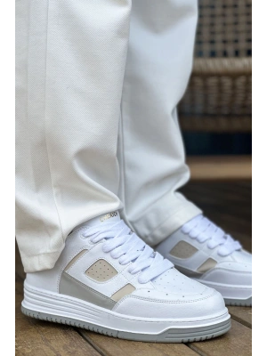 CH2410 - CBT Avax  Erkek Spor Ayakkabı BEYAZ / BEJ