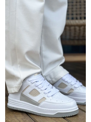 Ch2410 Cbt Avax Erkek Beyaz / Bej Erkek Spor Ayakkabı