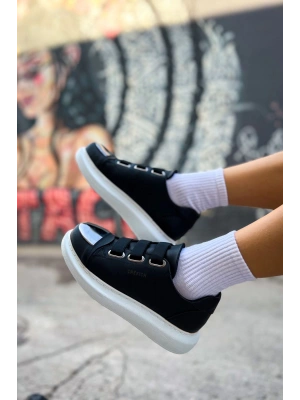 Ch251 Cbt Mirror Kadın Ayakkabı Siyah Kadın Spor Ayakkabı