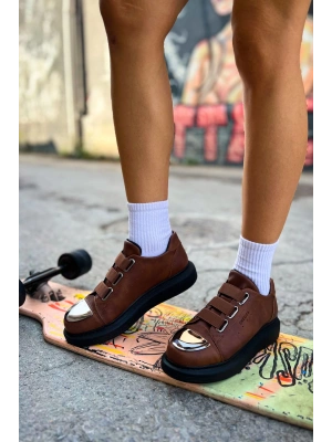 Ch251 Cst Mirror Kadın Ayakkabı Taba Kadın Spor Ayakkabı