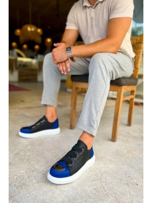 Ch251 Gbt Mirror Furry Erkek Ayakkabı Siyah/sax Mavi Erkek Günlük Ayakkabı