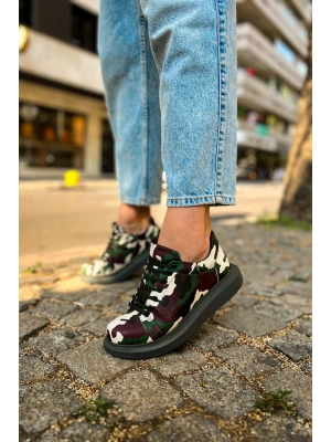 CH252 - RRT Printed Erkek Ayakkabı 306 YESIL KAMUFLAJ